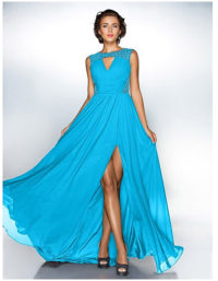 rochie de bal albastru deschis 00258830