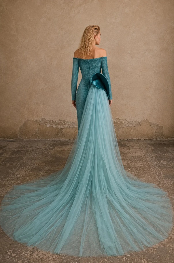 Rochie de ocazie couture NF 778 - imagine 3